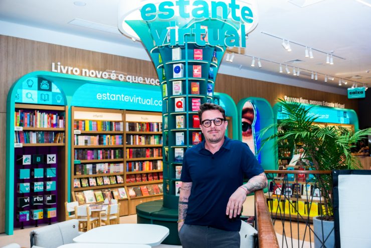 André Palme, head da Estante Virtual: loja física oferece curadoria e experiência aos cliente